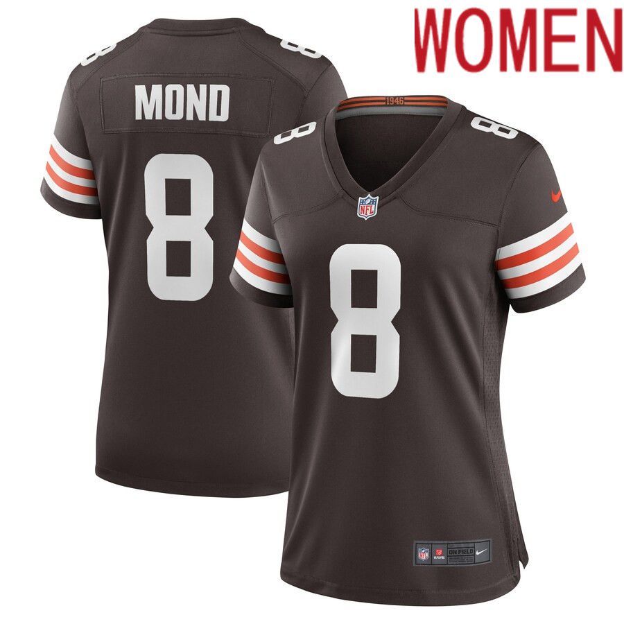 Women Cleveland Browns #8 Kellen Mond Nike Brown Game Player NFL Jersey